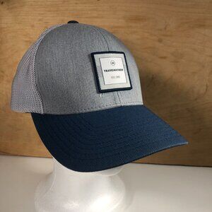 Yupoong Travis Mathew Cap Blue Gray 110 One Ten FlexFit Snapback Mesh Hat